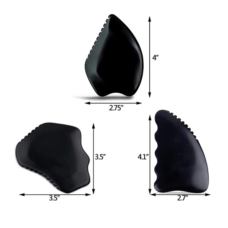 

Natural Bianstone Facial Scraping Massage Gua Sha Board Tool Acupressure Reduces Puffiness Relaxing Guasha For Reduce Pressure
