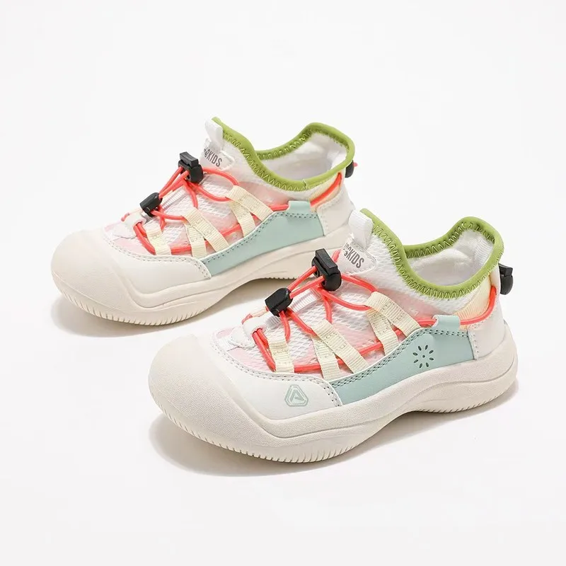 

Children's Sandals for Ages 3-18 Mango-Orange Mesh Breathable Boys' and Girls' Mesh Shoes Casual Versatile Kids' Baby Sneakers