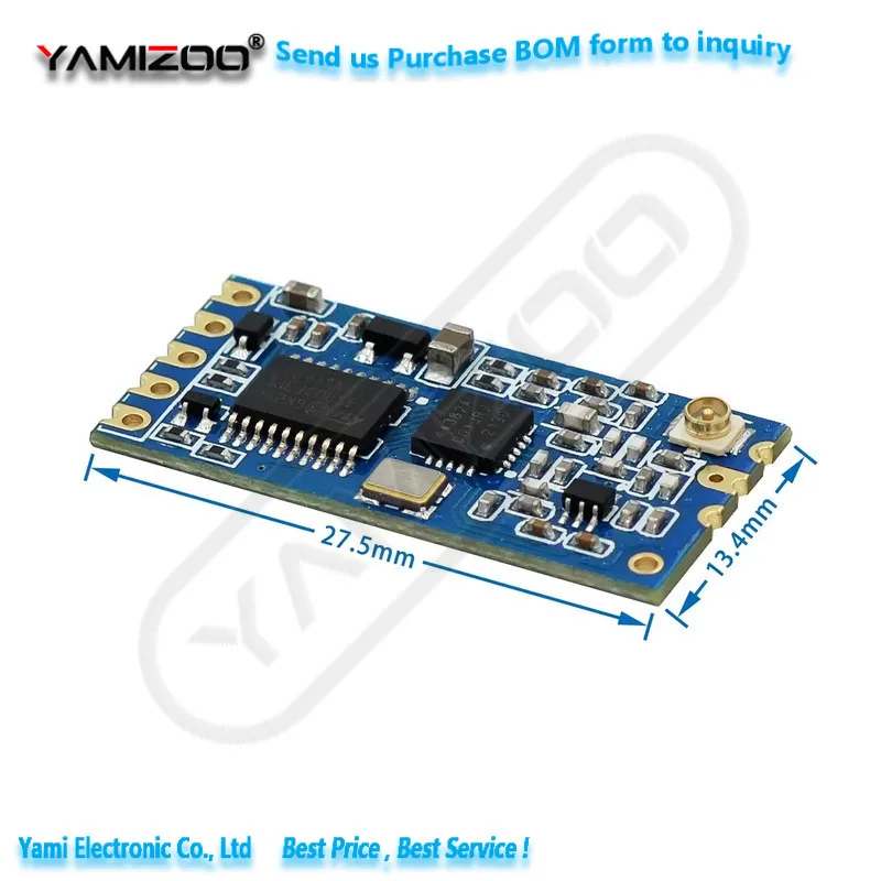 HC-12 SI4438/4463 SI4463 433Mhz Drahtloses Serielles Portmodul 1000m – Detail 5