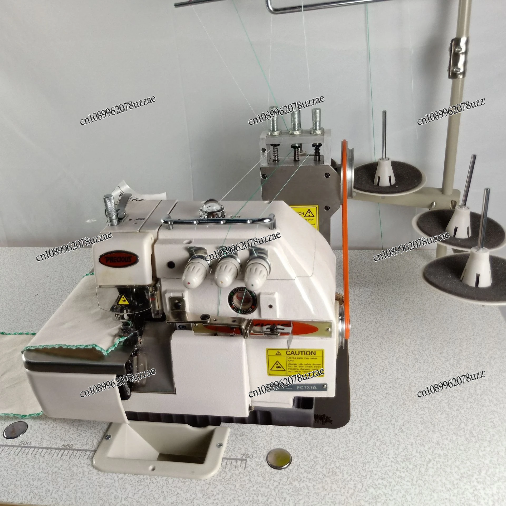 Wave Lace Machine Pattern Sewing Scarf Device Overlock Sewing Machine Embroidery Edge Locking Machine