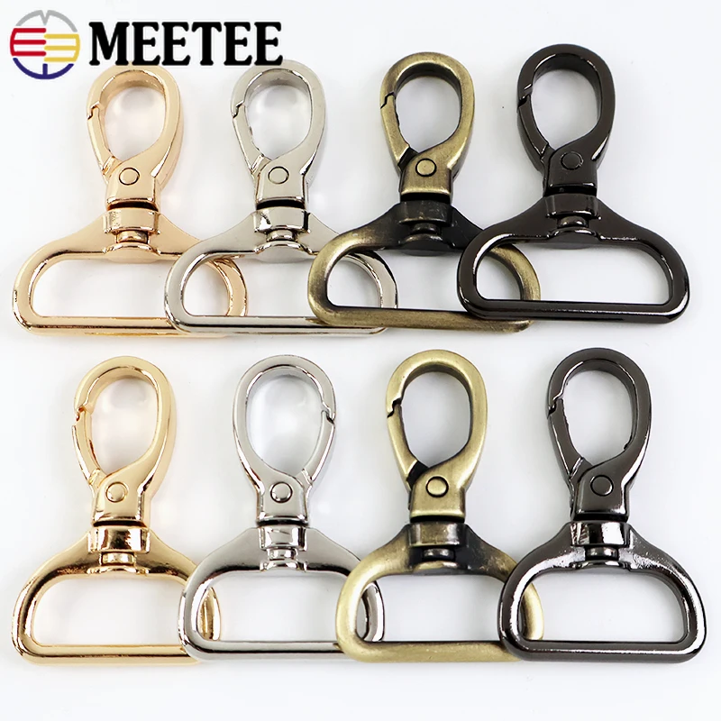 5/10/20Pcs 15/20/26/32mm Metal Bag Belt Buckles Swivel Lobster Clasp Buckle Carabiner Snap Hook Keychain DIY Sewing Accessories