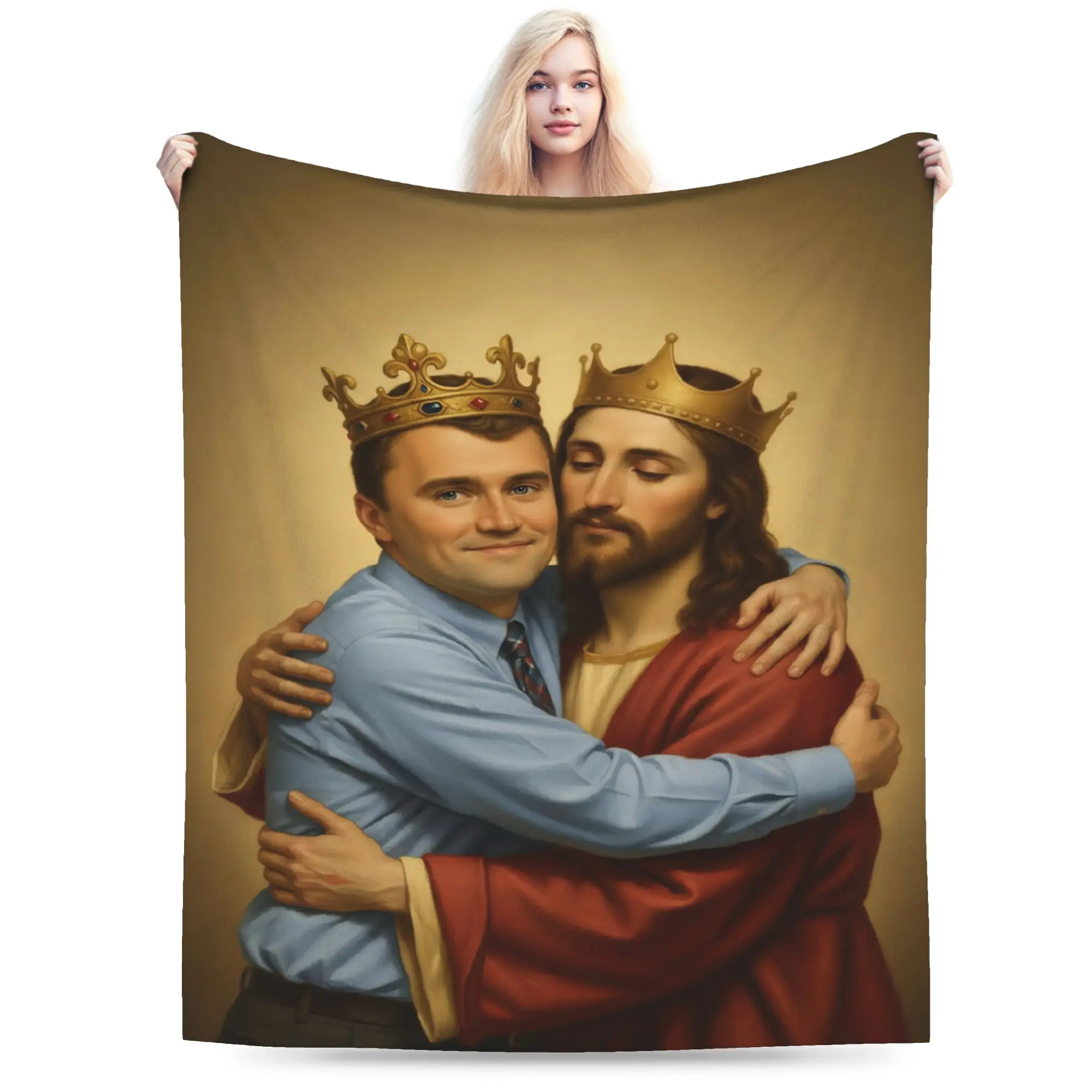 Charlie Kirk  Blanket Fleece  Relax Soft Throw Blankets for Home Rug Piece