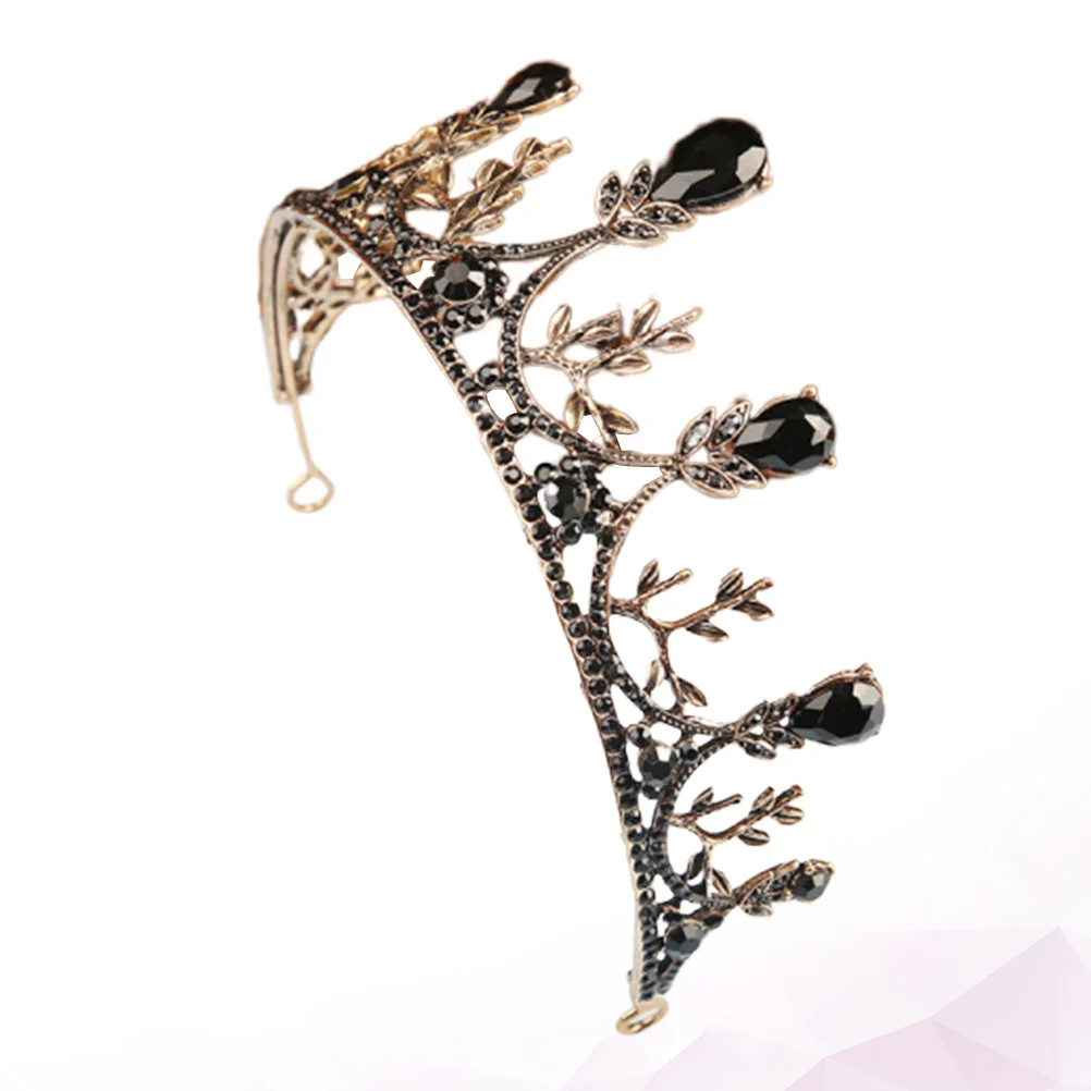 

Baroque Crown Tiara Vintage Headdress for Women Wedding Unique Headpiece Hair Bridal