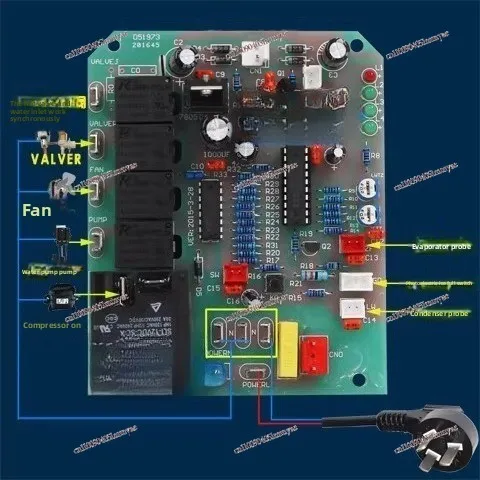 Ice Machine Computer Board Control Water Spray Is Ice Machine Control Ice Machine Main Board