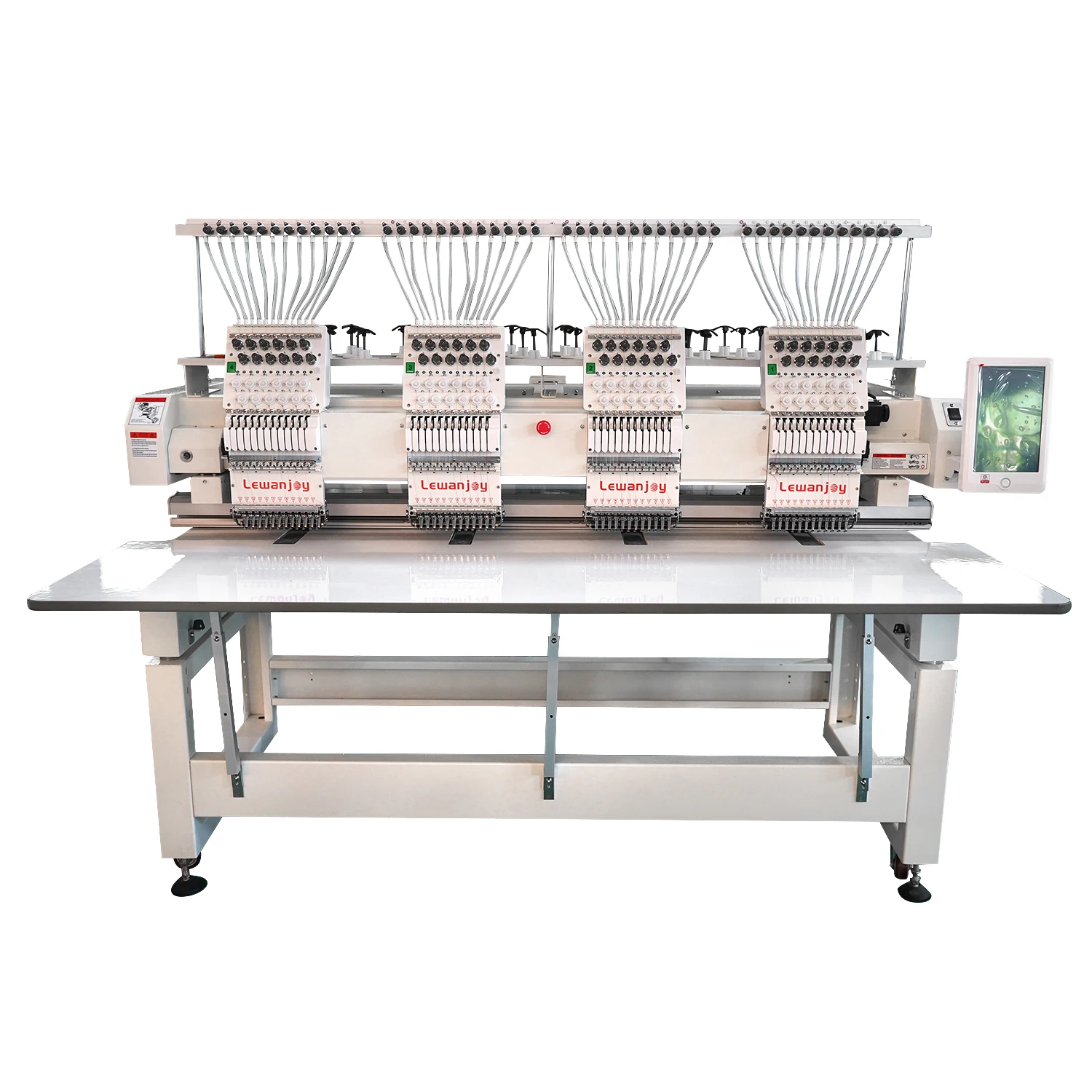 High Speed Industrial Embroidery Machine Four Heads Multifunctional 2 Years Warranty Free Spare Parts free shipping