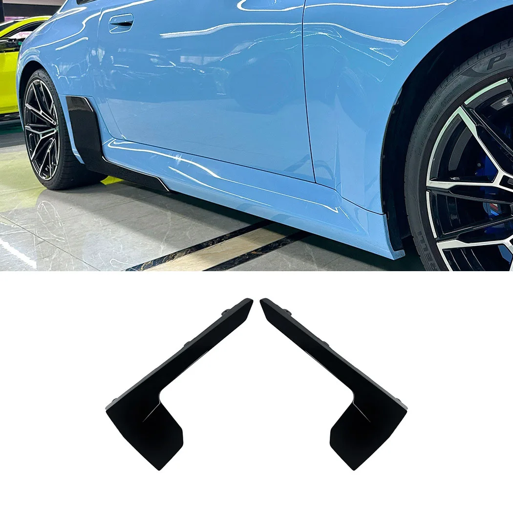 

For BMW M2 G87 2023 2024 2025 Car Side Bumper Splitter Diffuser Spoiler Side Fender Skirt Lip Canard Protector