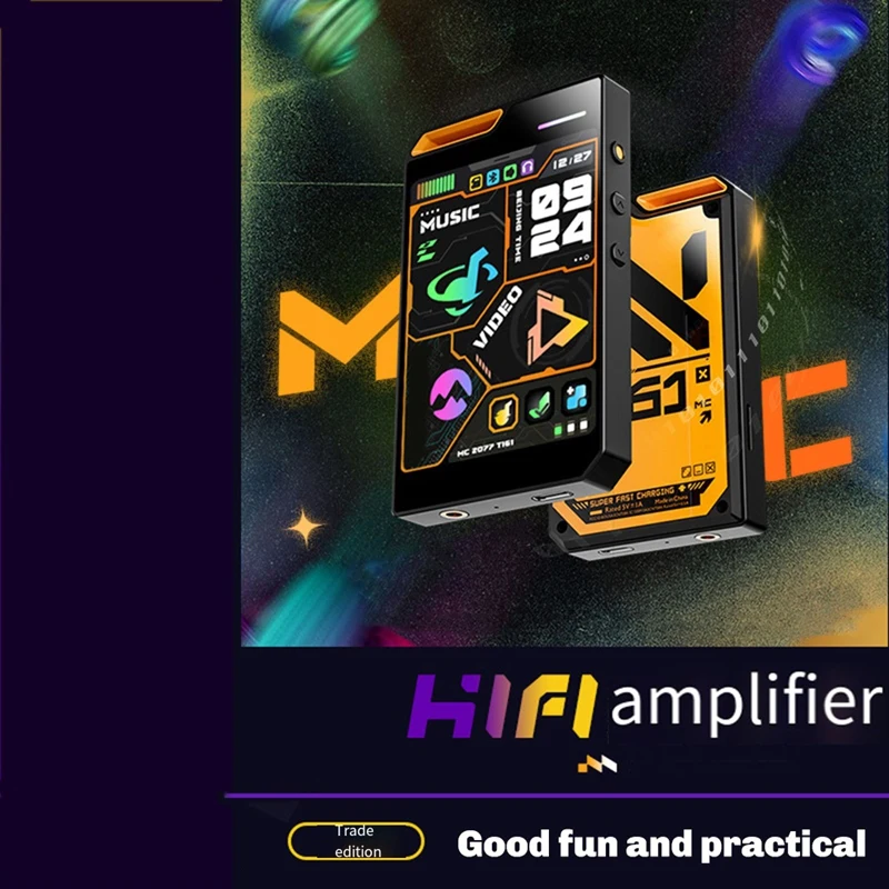 64GB MCT161 بلوتوث الموسيقى MP3/MP4 مشغل محمول 2.8 "IPS HD شاشة عرض 720P كاميرا فيديو مع تسجيل B