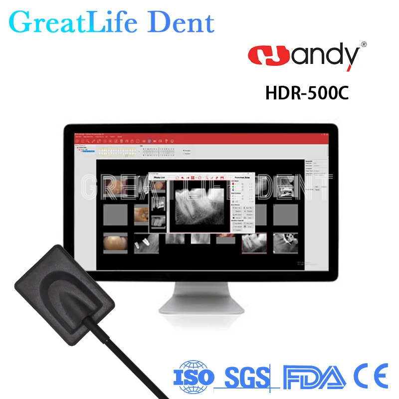 

GreatLife Dent Handy HDR-500C Intraoral Imaging System Digital Dental Xray Sensor X-Ray Dental Sensor