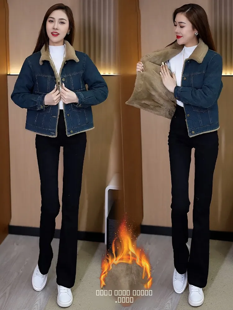 เสื้อโค้ทกันหนาวสไตล์เกาหลีสำหรับผู้หญิง ดีไซน์ลำลอง ให้ความอบอุ่น พร้อมซิป ช่วยลดอายุ ใช้เป็นเสื้อคลุมด้านนอกได้