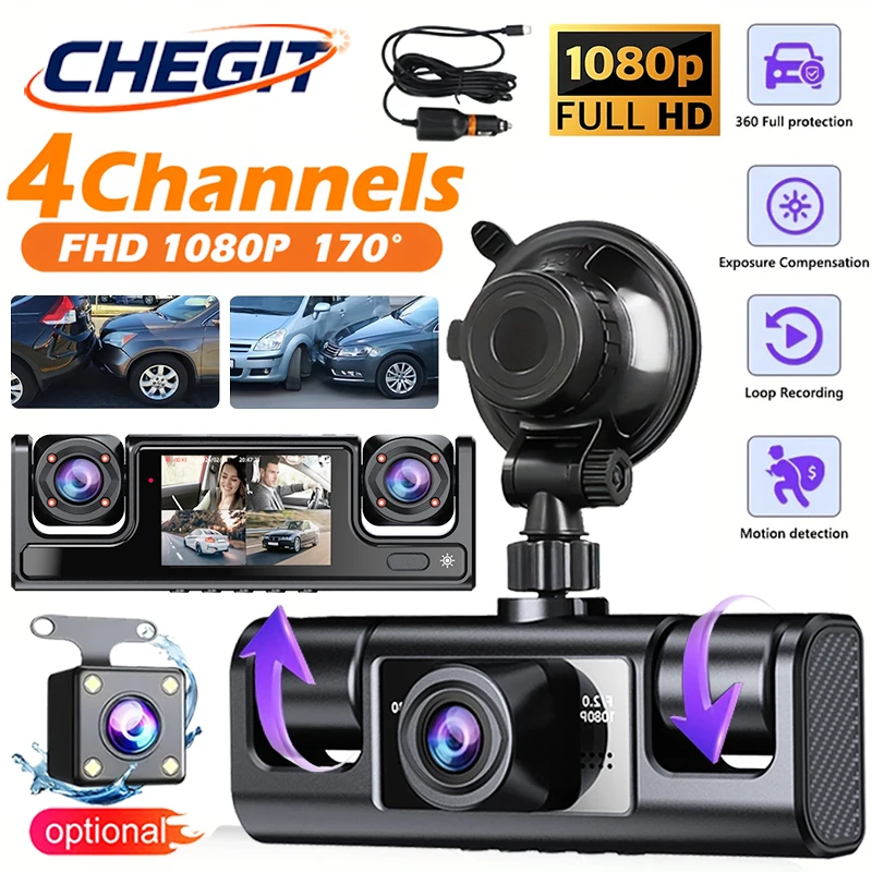 Car Dvr New 4 Chann…