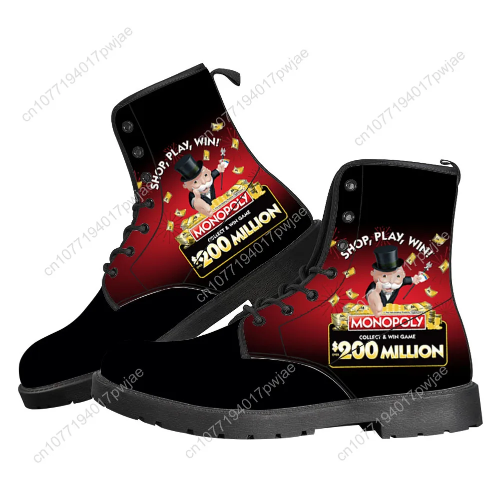 

Monopoly Millionaire Game Adult Version Casual Boots Casual Outdoor Hiking Boots (Men's & Women's)