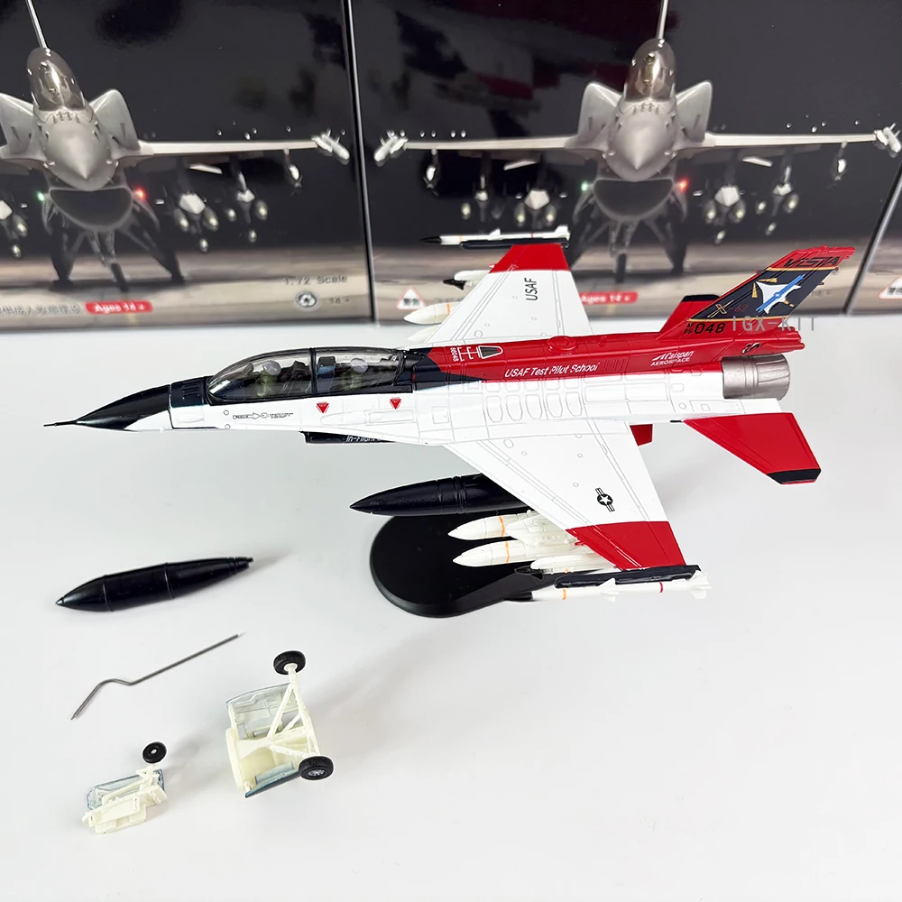 

1/72 Scale US F-16D X62A Fighter Jet AI-Powered VISTA F16 Aircraft Diecast Finished Military Plane Model Collection Ornament
