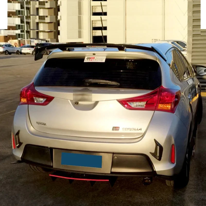 Corolla Hatchback Spoiler for Toyota Auris 2009-2018 Gloss Black Rear Windshield Wing Type TE Trunk Accessories