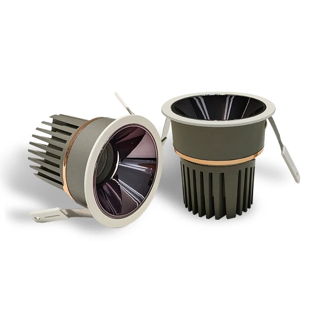 

High Quality 7W 10W 15W Aluminum LED Spotlights Quadrate Commercial Lighting for Hotel Hallways Home Offices and Houses