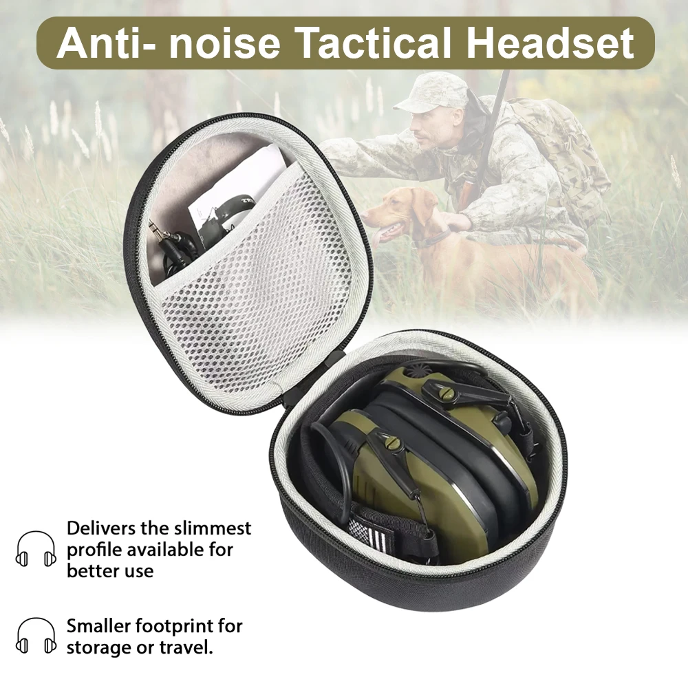 

NEW Tactical Shooting Earmuff Anti-Noise Headphone Sound Amplification Hearing Protection Headset Foldable with Case(optional)