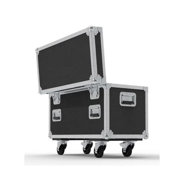 Professional Audio Video Lighting Stage Speaker Transport Hard Case equipments Rack Storage Flight Cases