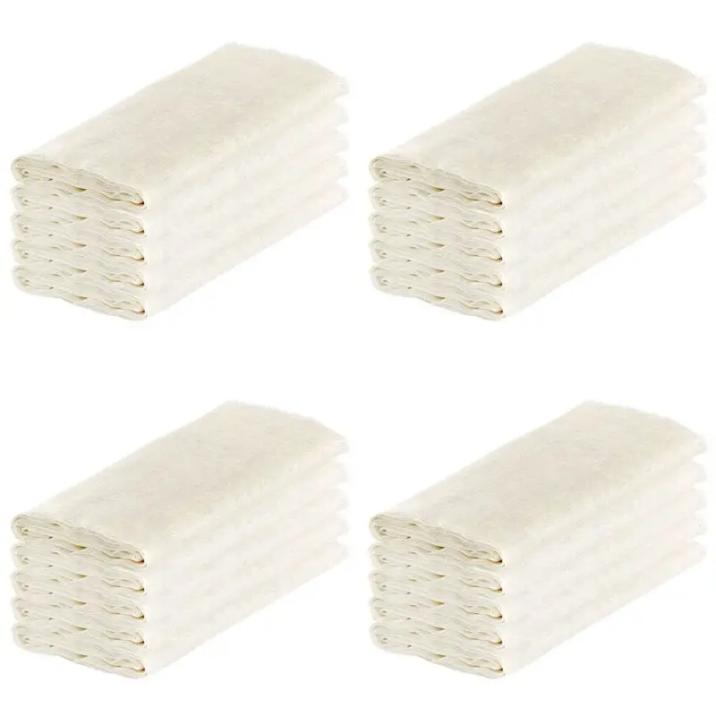 

Муслиновые салфетки ABKU для приготовления пищи, набор из 20 штук (50x50 см), неотбеленные, хлопковые, многоразовые и моющиеся, для процеживания сыра.