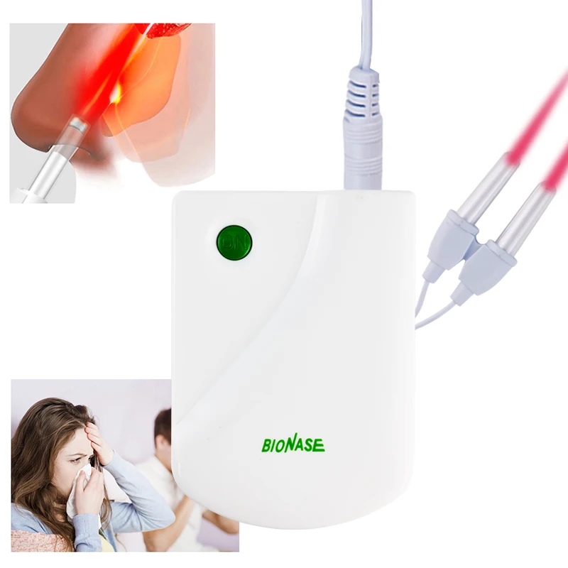 BioNase Nose Rhinitis Sinusitis Relief Red Light Runny Sneeze Low Frequency Pulse Machine Hay Fever Nose Rhinitis Nose Care