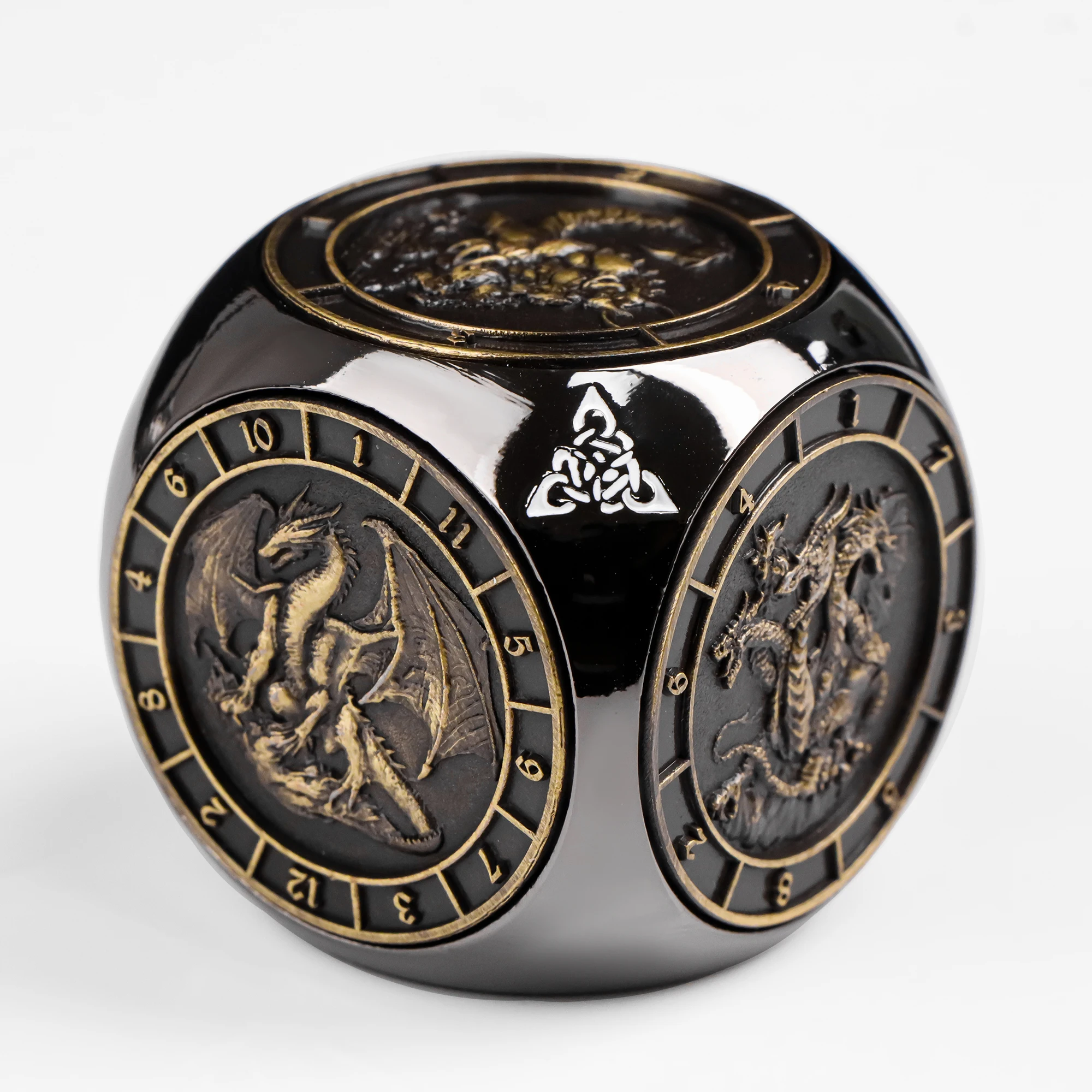 

7-in-1 Fingertip Gyro Dice for Dungeons and Dragons , DND Spinner Dice D&D Dice Dragon Digital Dice D and D Metal Dice