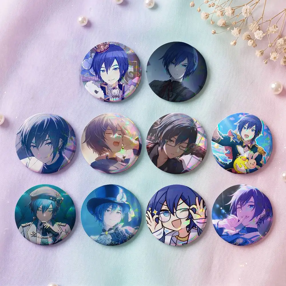 KAITO Anime Character Badges 25 32 44 58 75 Mm Round Cosplay Pin Bag Decor Fans Collect Friends Gifts Brooch Souvenir