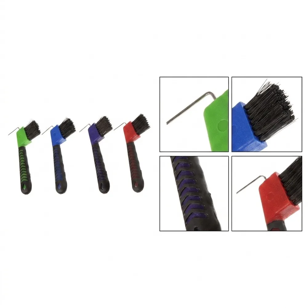 For Gentle Grooming Horseshoe Cleaning Brush Comfortable Grip Design Sturdy Construction Efficient Cleaning Performance