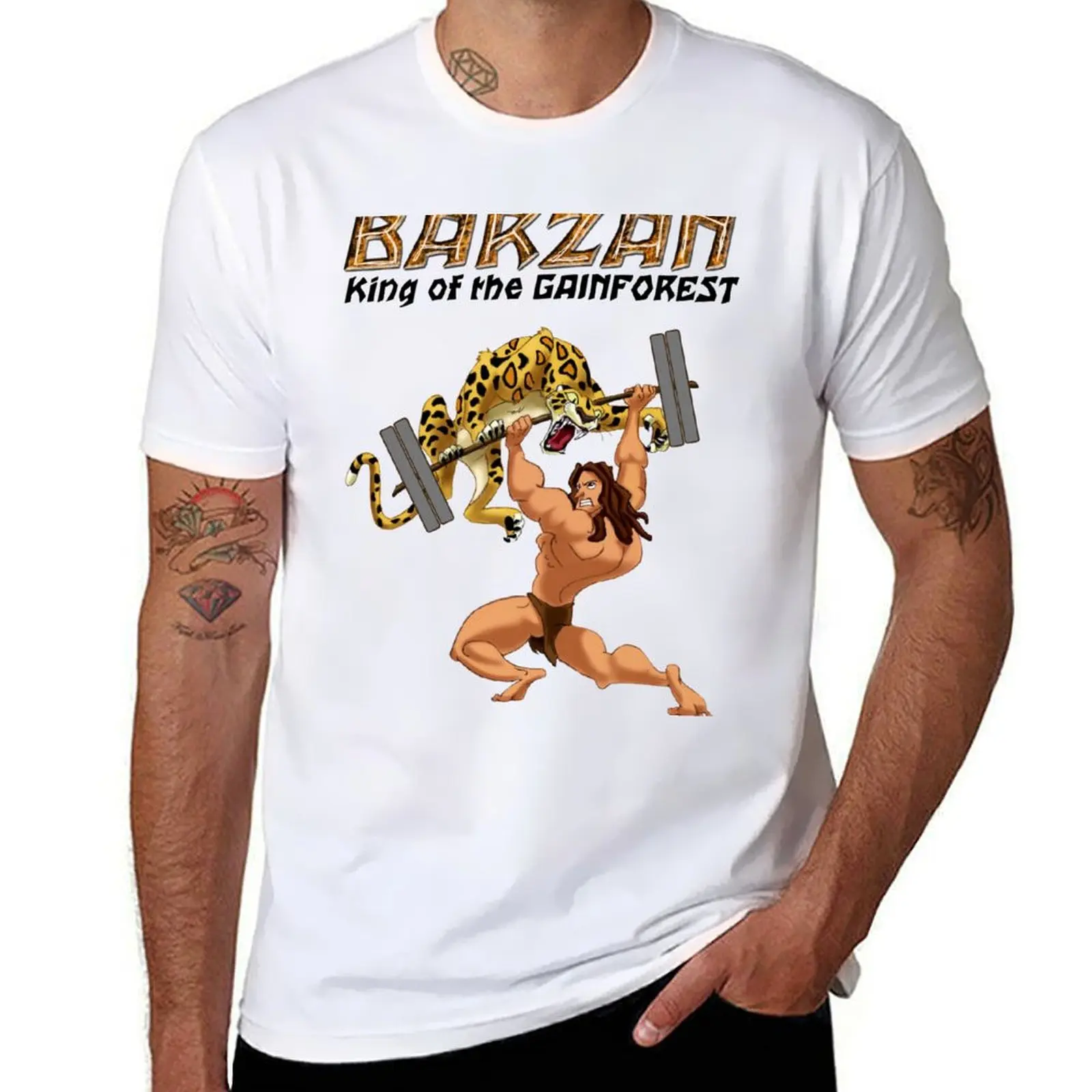 

Barzan: King of the Gainforest T-Shirt printed t shirts for man t shirt man luxury T-Shirt