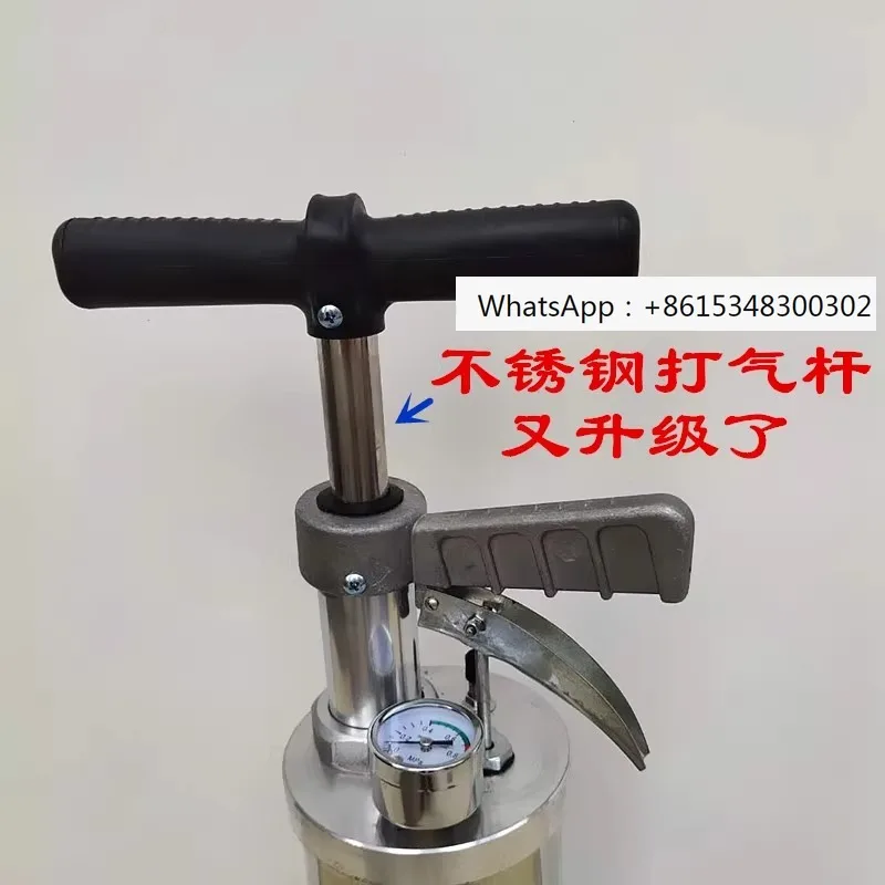 One shot pipeline dredging device, toilet, floor drain, kitchen sewer stainless steel pneumatic dredging