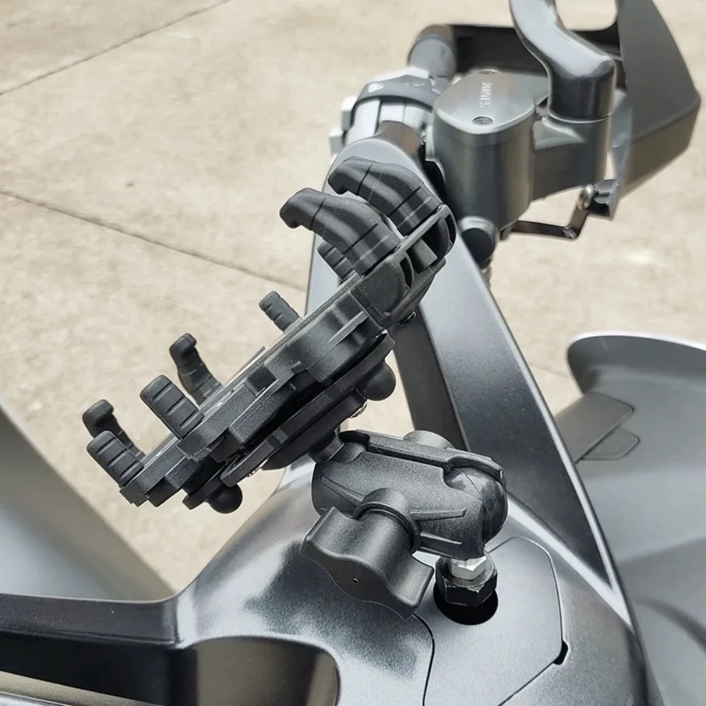 لحامل/قاعدة هاتف الدراجة النارية ZONTES 368E/K، حامل هاتف معدل 350E، مقاوم للصدمات، مضاد للاهتزاز، ملحق مضاد للسرقة.