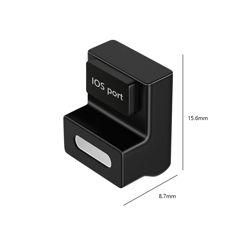 Type-C Female PD20W To 8 Pin Adapter U Shape 8 Pin Angle Adapter 180 Degree Angled Elbow Converter Adapter​ for iPhone for Ipad