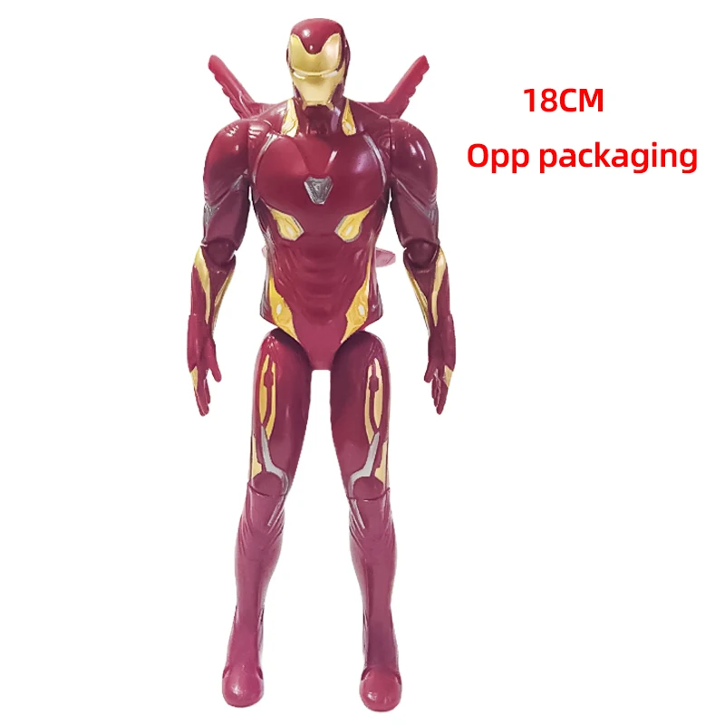 18cm ZDTDS Originele Avengers Legende Figuur Speelgoed Ornament Ghost Spider Captain Miles Morales Thanos Mk50 Iron Man Hulk Thor Falcon