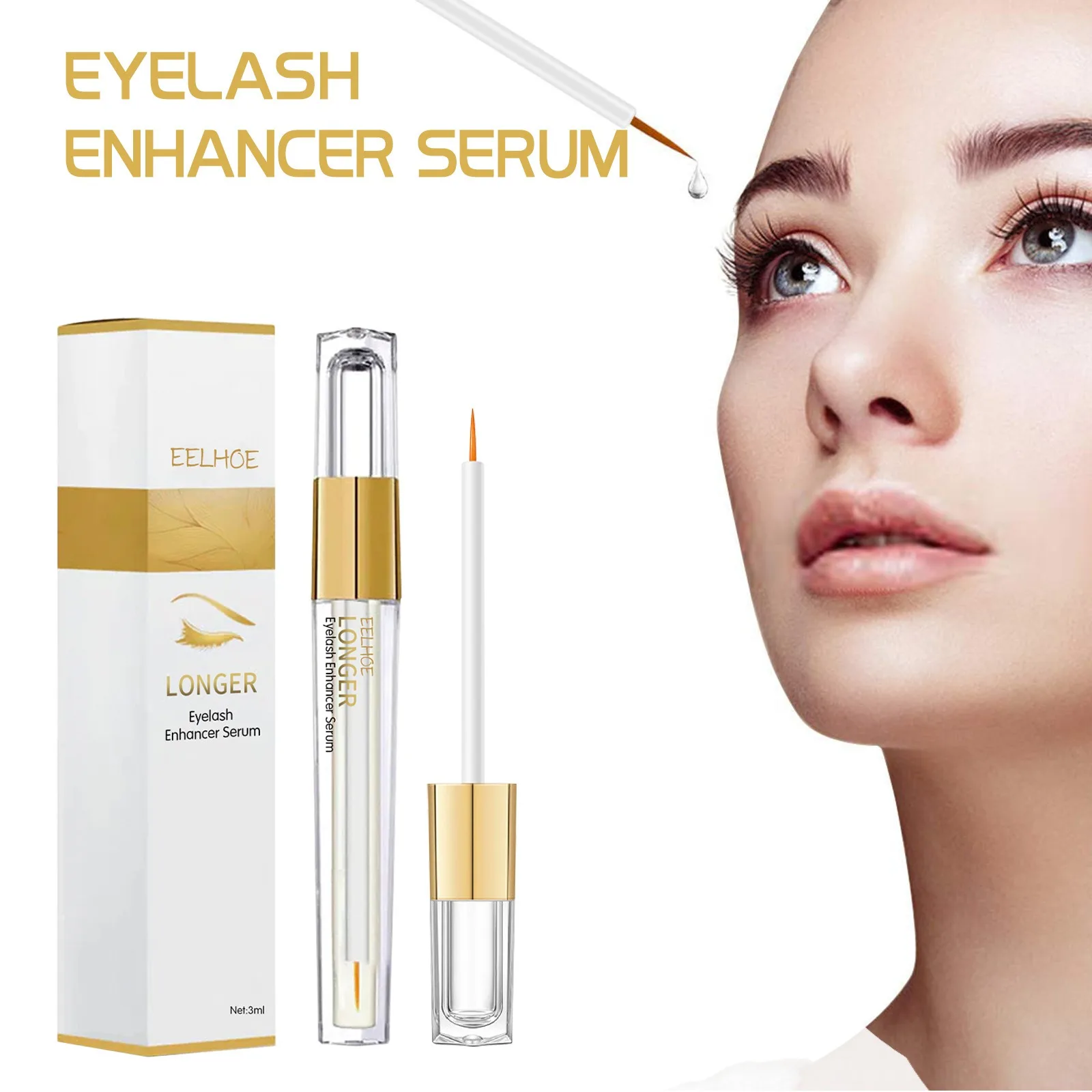 Rápido cílios crescimento soro Enhancer, Lash Lift, mais longo sobrancelha Enhancer produto, Fuller Thicker Lashes