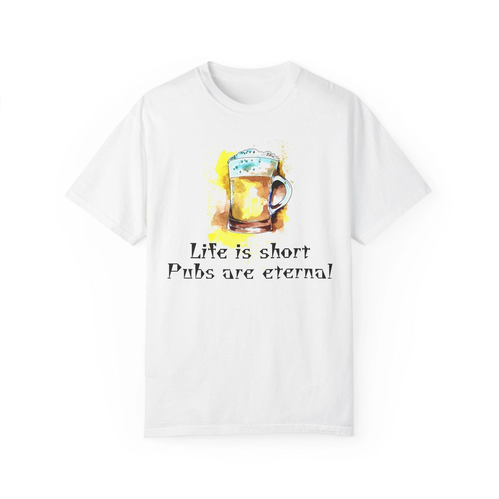 

Bar Eternal Graphic Printing Summer Luxury Brand Cotton Men's and Women's T-Shirts Short Sleeves Street Trend Fashion Clothing