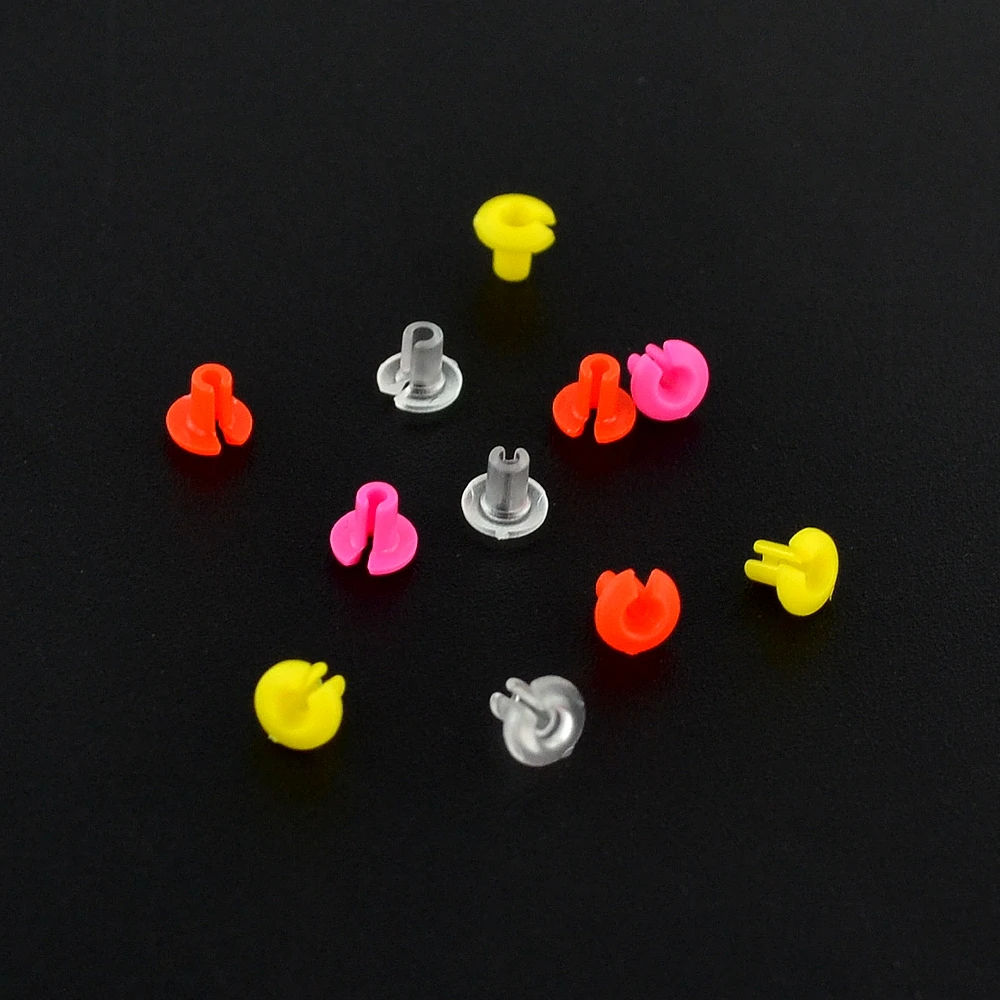 Hirisi 10 Cards Bait Floss Cap Bait Stop Beads For Carp Fishing Boilie Baits Fishing Terminal Tackle AH170