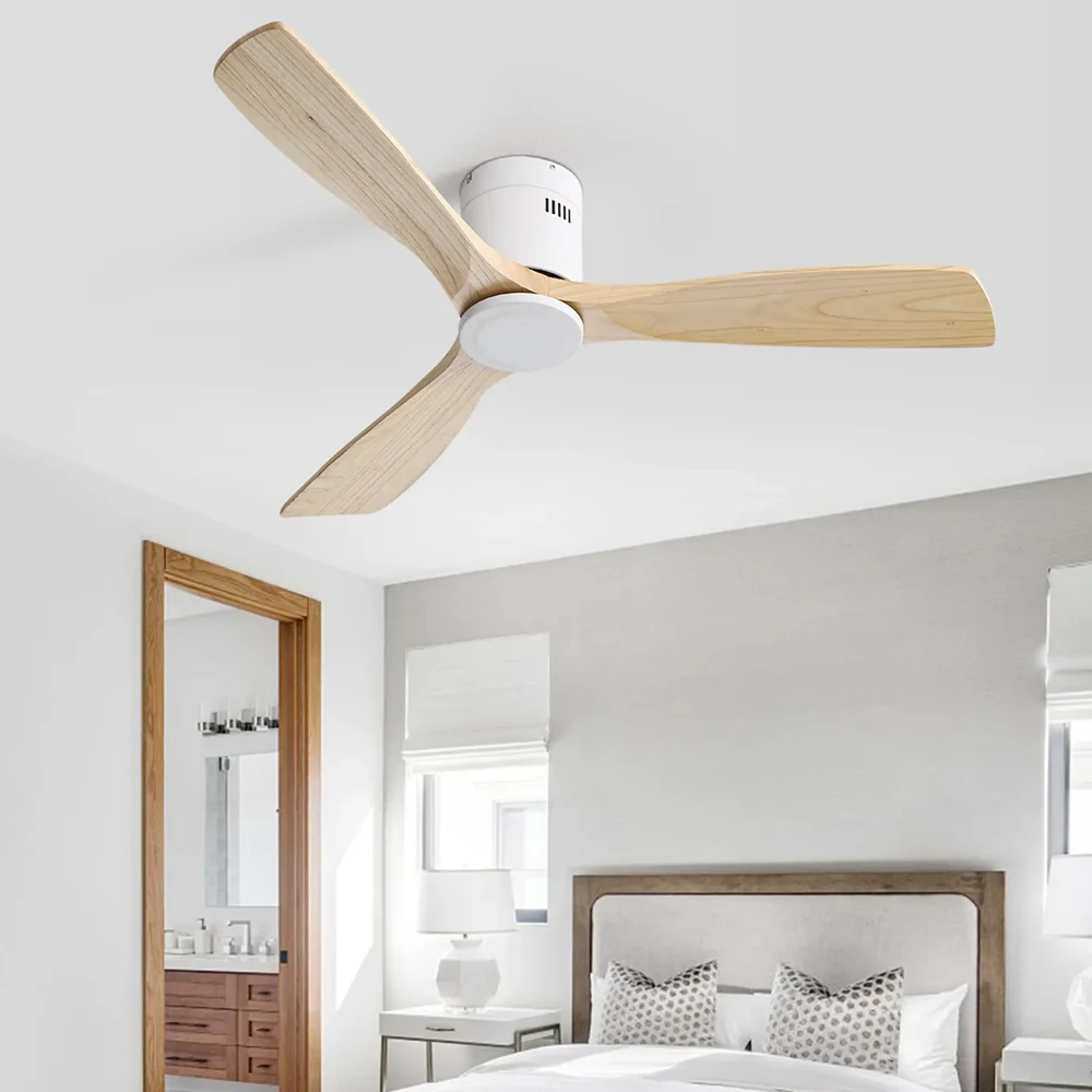 Sofucor Modern 52-inch Ceiling fan  DC 6-speed high wind speed with remote control