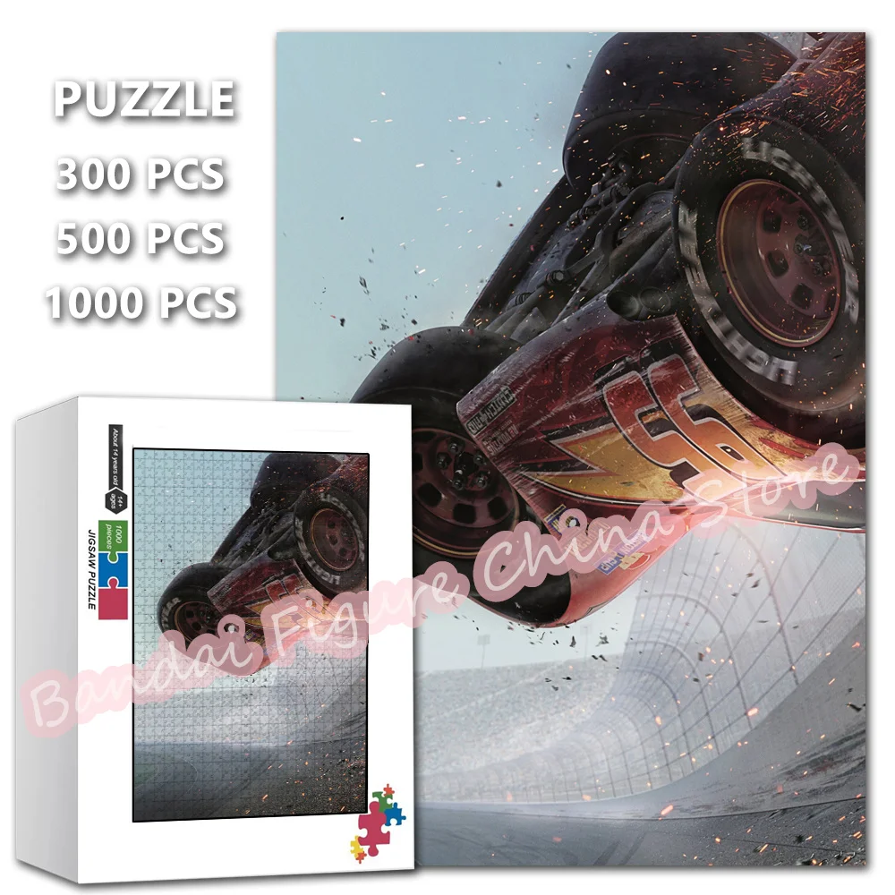 

Lightning Mcqueen Dr Hudson Sally Die Puzzles Disney Movies Cars 300/500/1000 Pieces Jigsaw Puzzles for Kids Education Toys