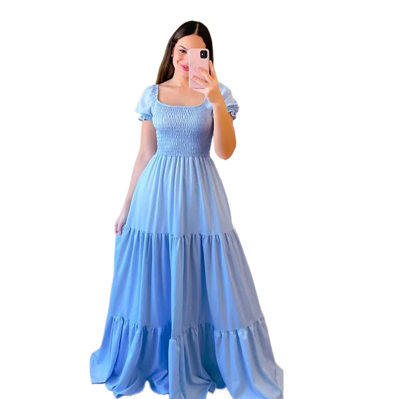 

Woman Long Dresses for Flower Suspender Female Summer Party short Elegant Casual Boho Holiday Dress Girl Off Shoulder Lady Print