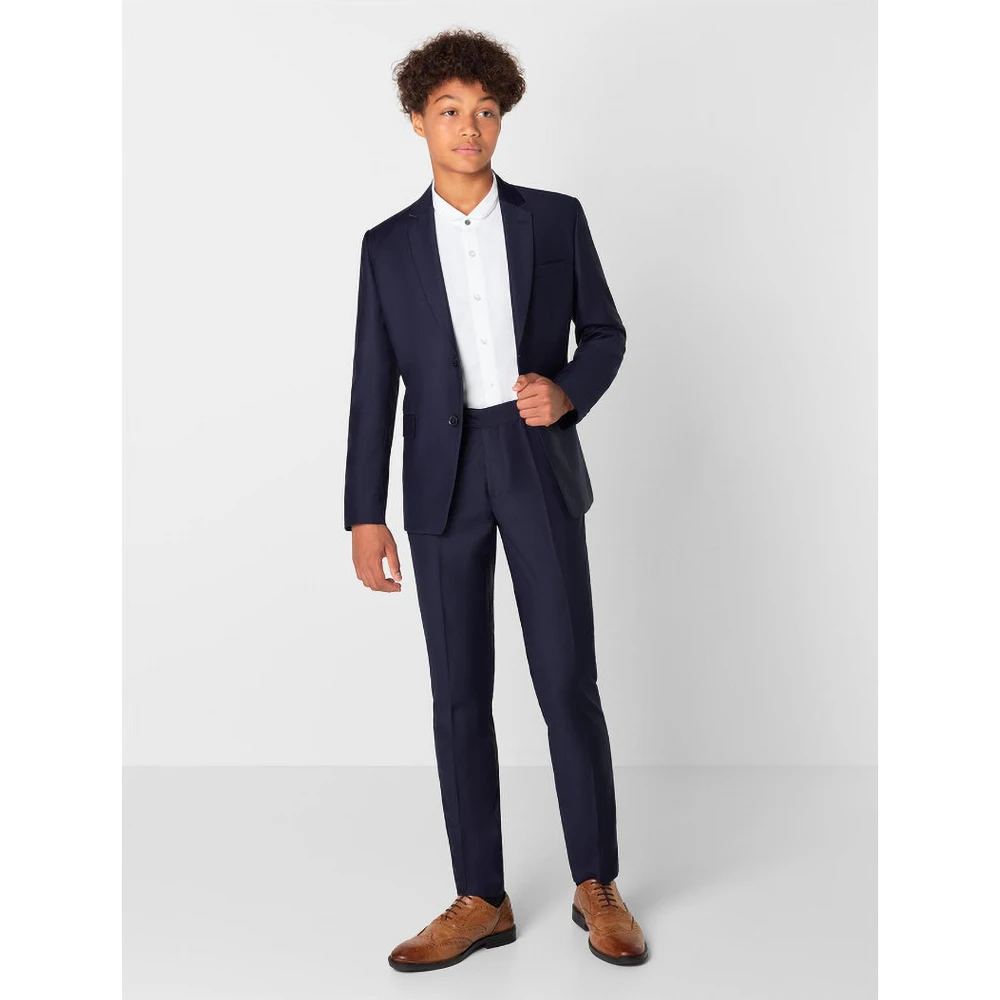 

Fashion Suits for Kids Boys Notch Lapel Single Breasted Blazer with Pants Chic Daily Casual Formal Wedding Tuxedos 2 Piece