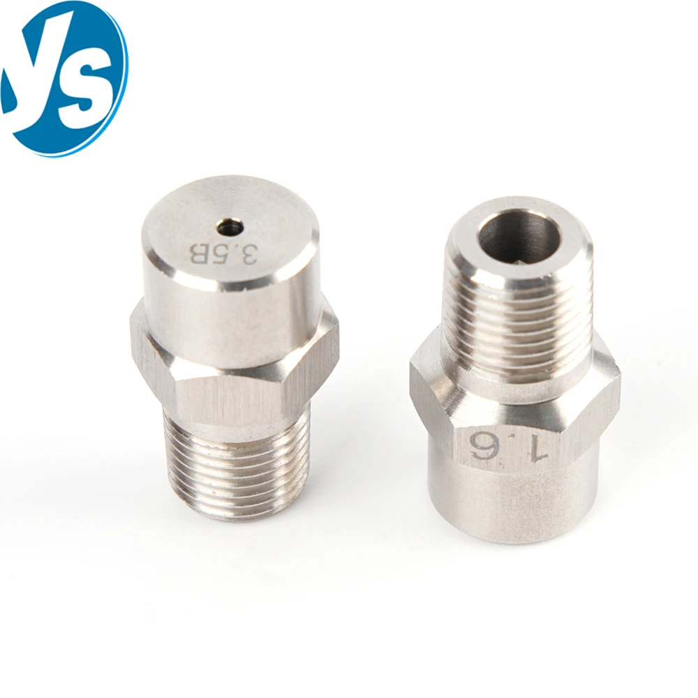 

1/8" 1/4" 1/2" 3/4" 304 Stainless Steel BB Full Cone Nozzle High Pressure Atomizing Spray Nozzle Industrial Washing Cleaning