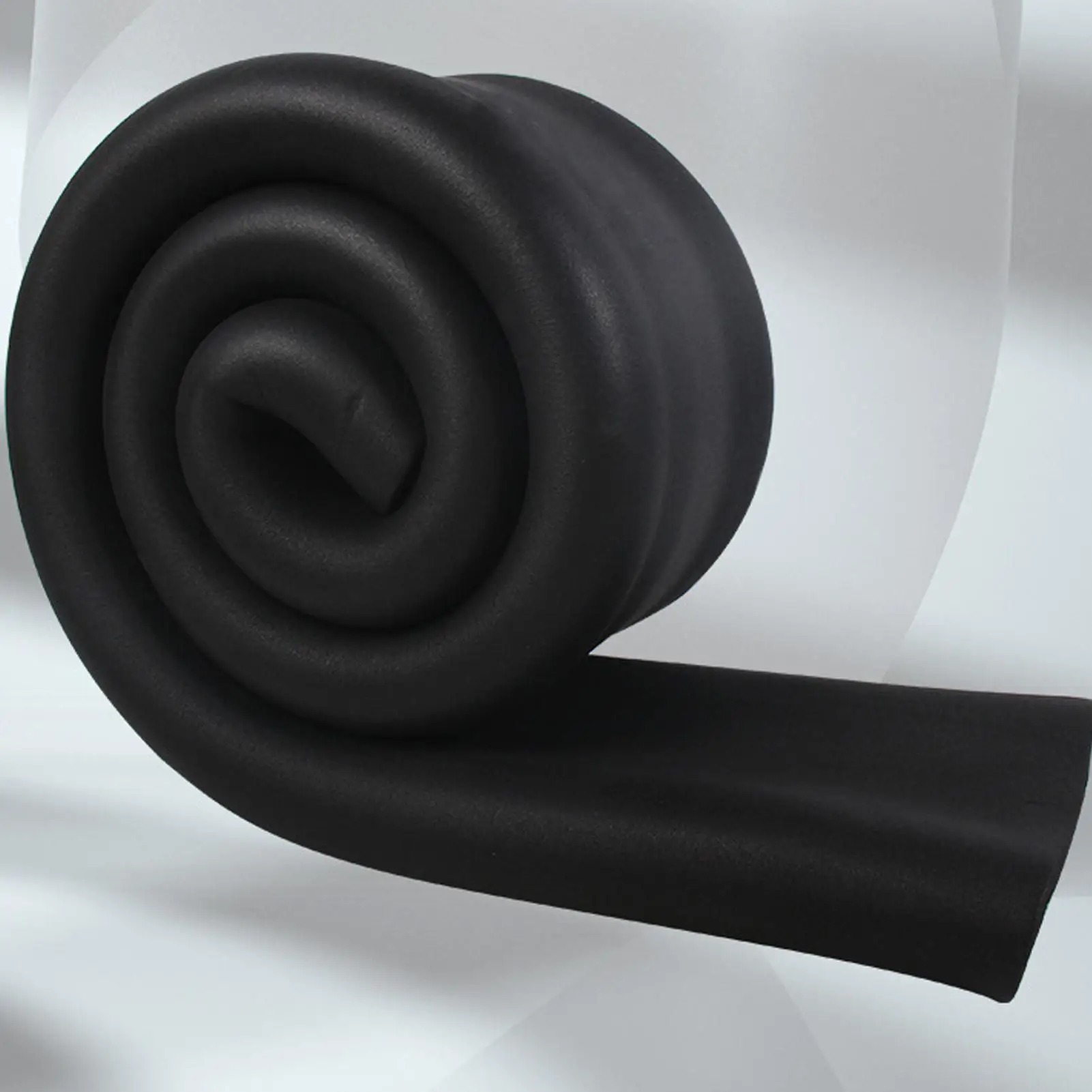 1pcs 1.8M Rubber Pipe Black Waterproof Pipeline Holder Pipe Thermal Insulation Foam Tubular Protective Sleeve Pipe Insulation