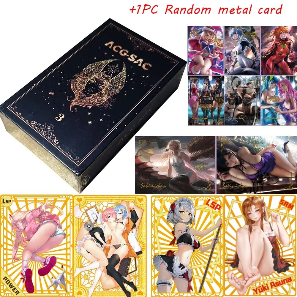 

2023 Goddess Story Collection Cards Acg-Sac ACG-Lxg Booster Box Anime Playing Cards Table Toys For Family Birthday Gift