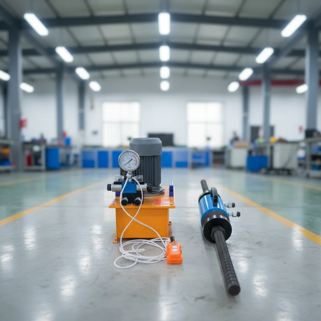 Portable Automatic Crawler Excavator Cylinder Sleeve Press Fitting Machine 70T Integrated Electric Pneumatic Tool