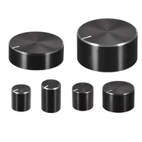 Perilla de potenciómetro de aleación de aluminio, perilla de Control de volumen, interruptor de rotación de sombrero para eje de rollo de 6mm/eje D