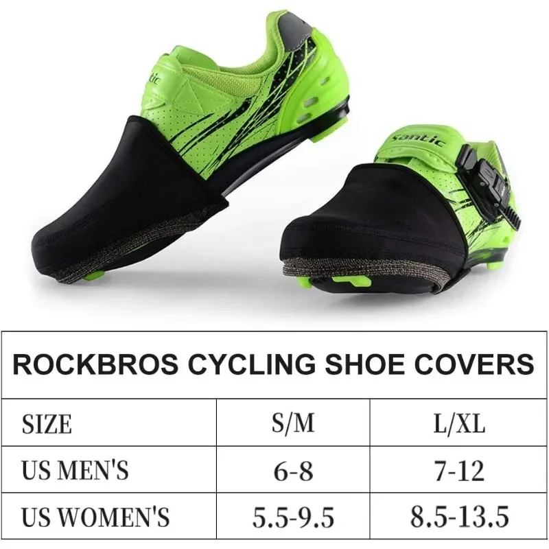 

Cycling Shoe Covers Windproof Abrasion Resistant Fabric Keep Warm Outdoor Bicycle Half Overshoe MTB Road Bike Sport Shoe Cover