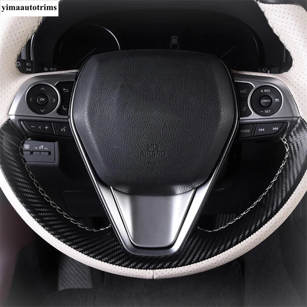 

Steering Wheel Button Frame Decoration Cover Trim For Toyota Camry XV70 & Avalon 2018 - 2023 Matte / Carbon Fiber Accessories