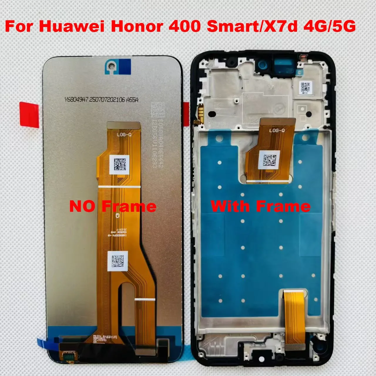 6.77 Inch LCD Display Touch Screen Digitizer Assembly with Frame for Honor 400 Smart LGN-NX1 Honor X7D 4G