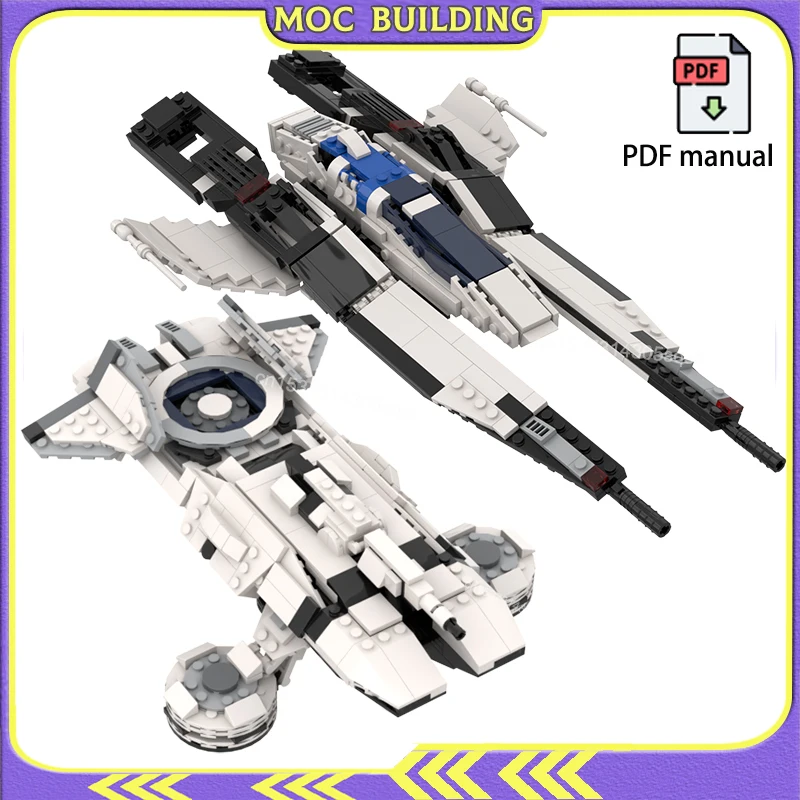 

M-35 Makoed Vehicle MOC Building Blocks Spaceship Car Construction M-Mass-Effected Bricks Assembly Toys