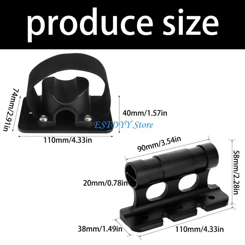 G6DE Bicycles Fork Mount Car Roof Rack Durability Aluminum Fork Mounting Brackets Block Stand Holders