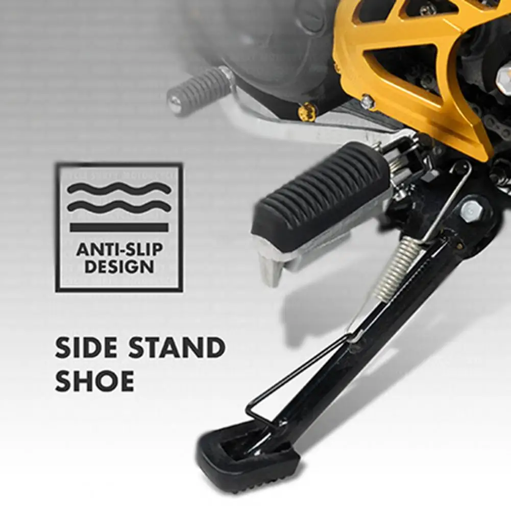 

1/2/4Pcs Motorcycle Side Plate Kickstand Pad Wear Resistant Non-Slip Motorbike Kickstand Pad Foot Support Cover 사이드 지원 패드