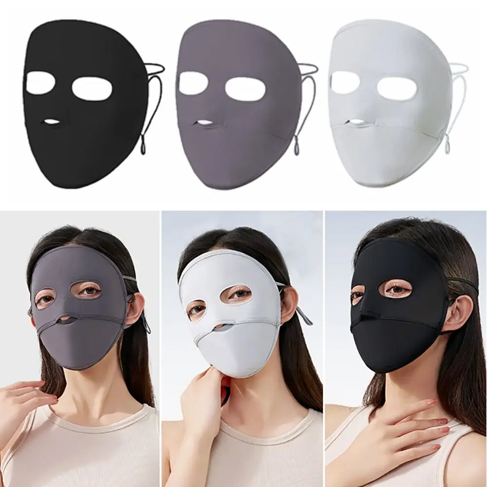 Summer Sunscreen Face Mask Anti-UV Face Cover Facekini Breathable Cycling Mask