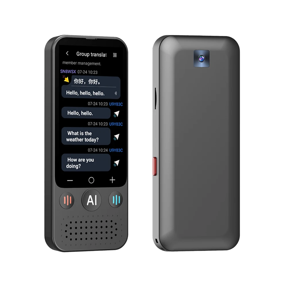 Hot  Z15 Smart Translator Real Time Voice Translator Two Way Instant Language Translation Device for Travel Business